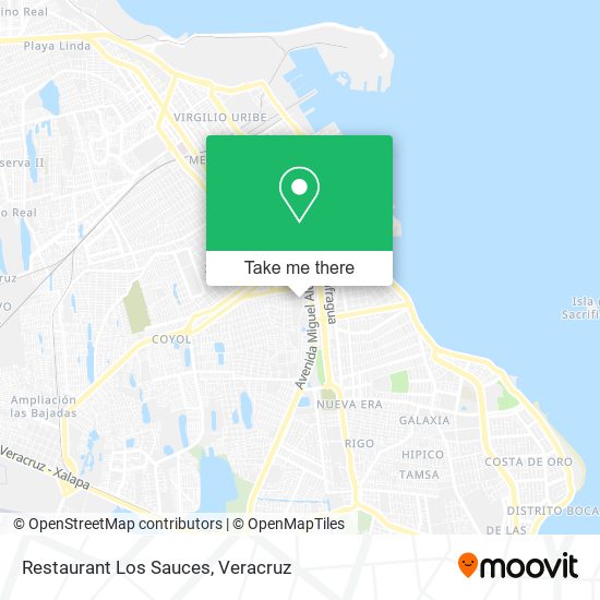 Restaurant Los Sauces map