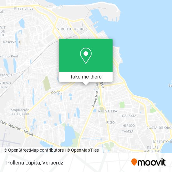 Pollería Lupita map