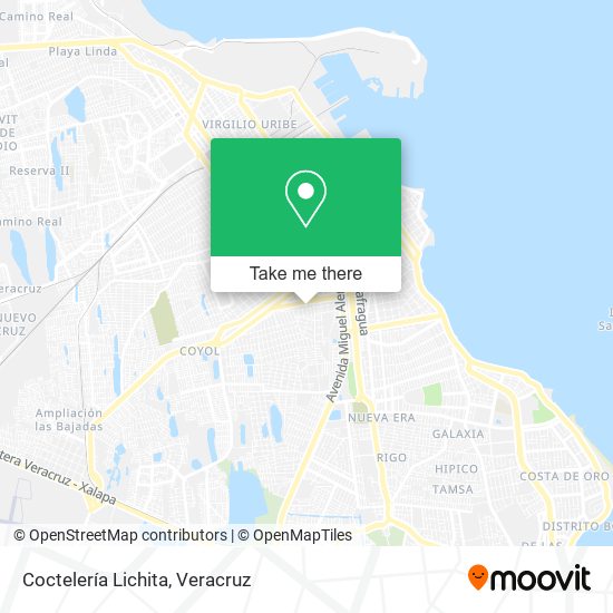 Coctelería Lichita map