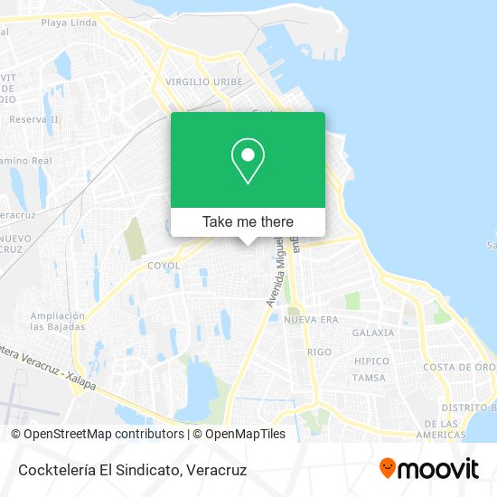 Mapa de Cocktelería El Sindicato