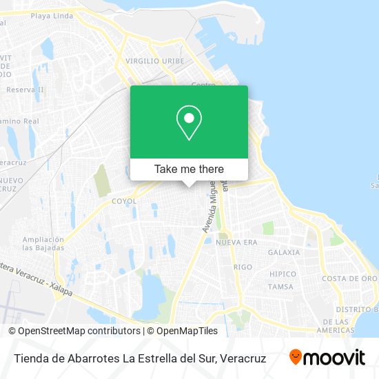 Tienda de Abarrotes La Estrella del Sur map