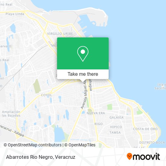 Mapa de Abarrotes Rio Negro