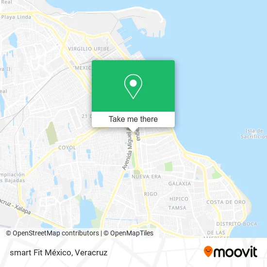 smart Fit México map