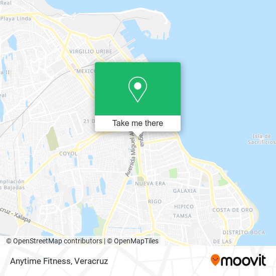 Anytime Fitness map