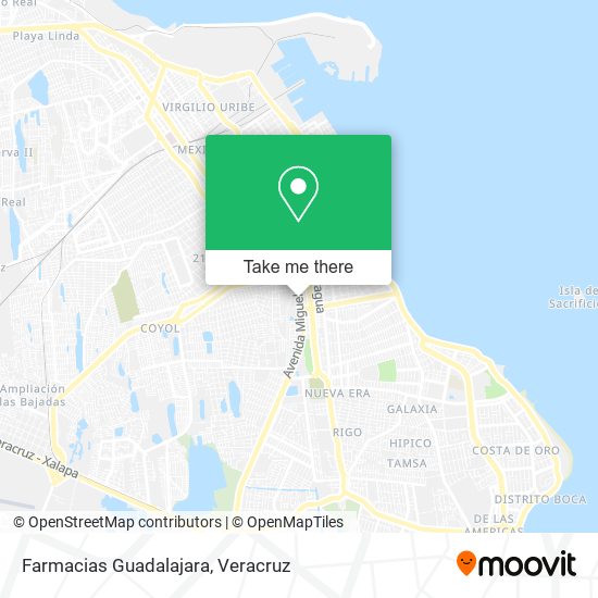 Farmacias Guadalajara map