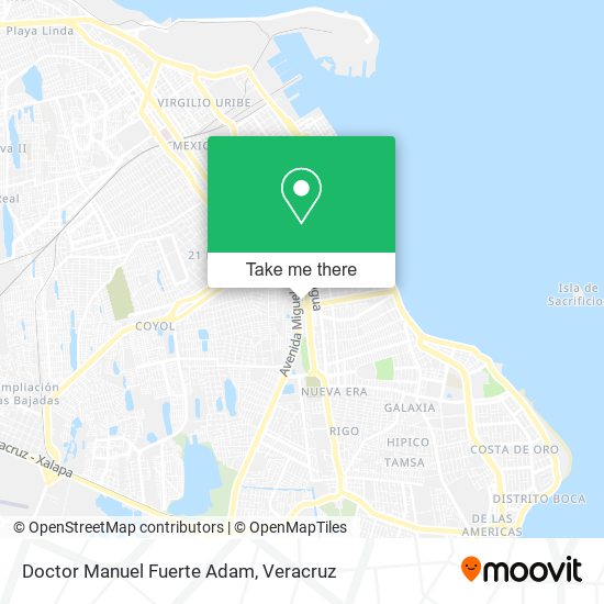 Doctor Manuel Fuerte Adam map