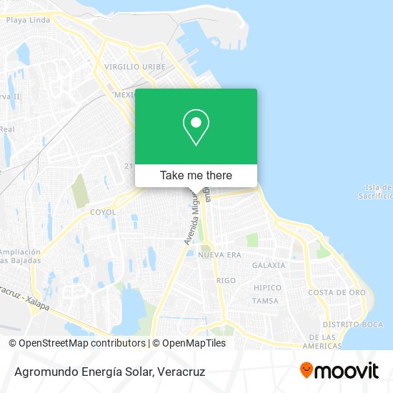 Mapa de Agromundo Energía Solar