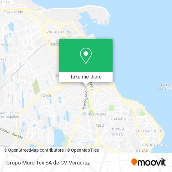 Mapa de Grupo Muro Tex SA de CV