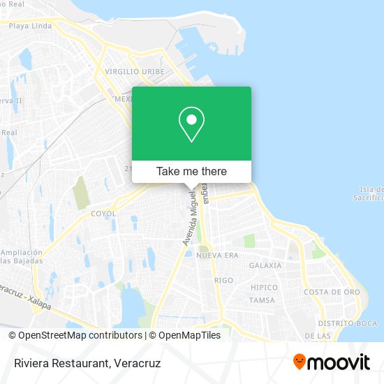 Mapa de Riviera Restaurant