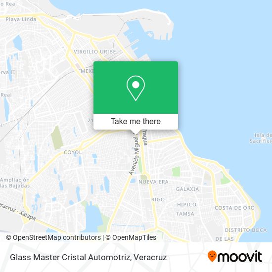 Glass Master Cristal Automotriz map