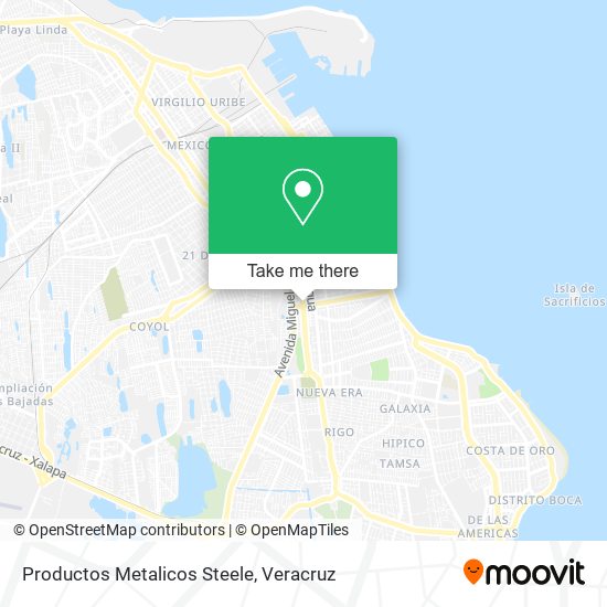 Mapa de Productos Metalicos Steele