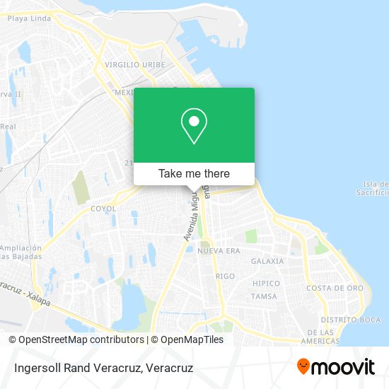 Ingersoll Rand Veracruz map