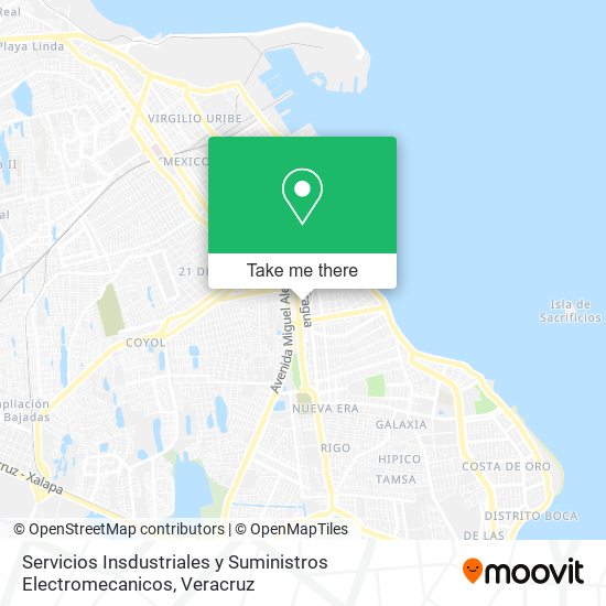 Servicios Insdustriales y Suministros Electromecanicos map