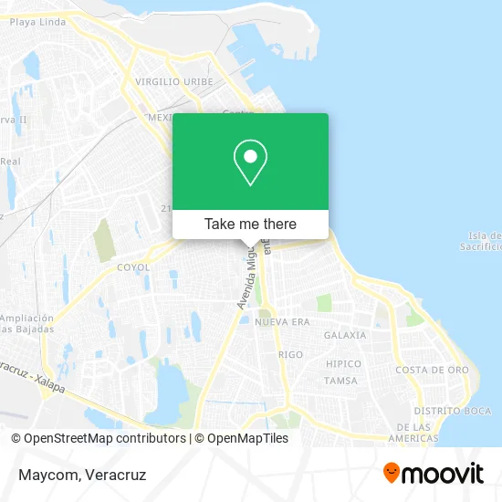 Mapa de Maycom