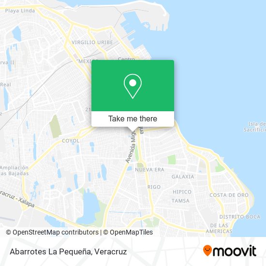 Abarrotes La Pequeña map