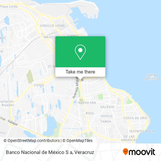 Banco Nacional de México S a map