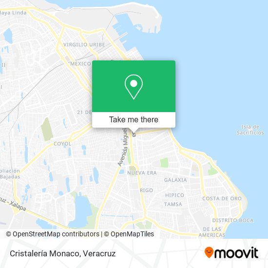 Cristalería Monaco map