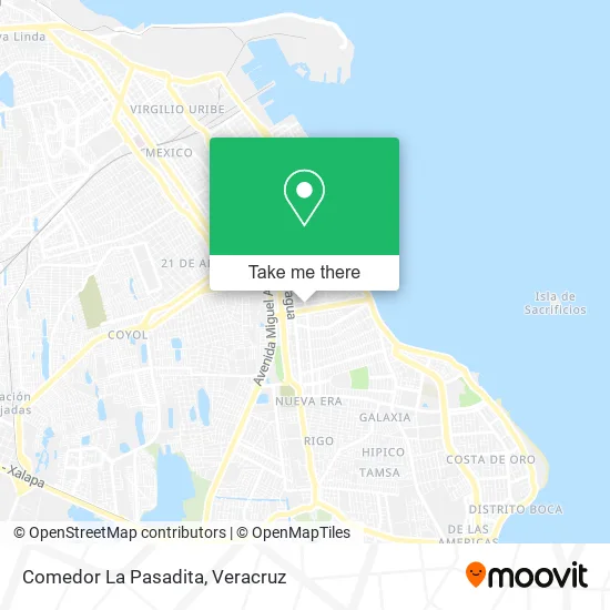Comedor La Pasadita map