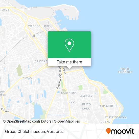 Grúas Chalchihuecan map