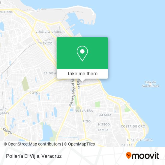 Pollería El Vijia map
