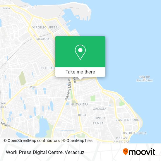 Work Press Digital Centre map