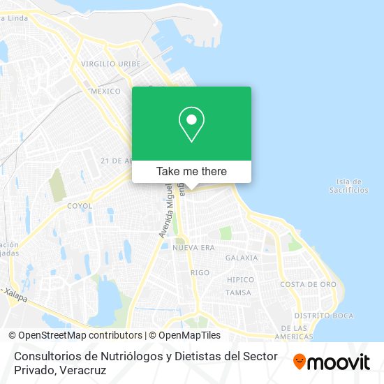 Consultorios de Nutriólogos y Dietistas del Sector Privado map