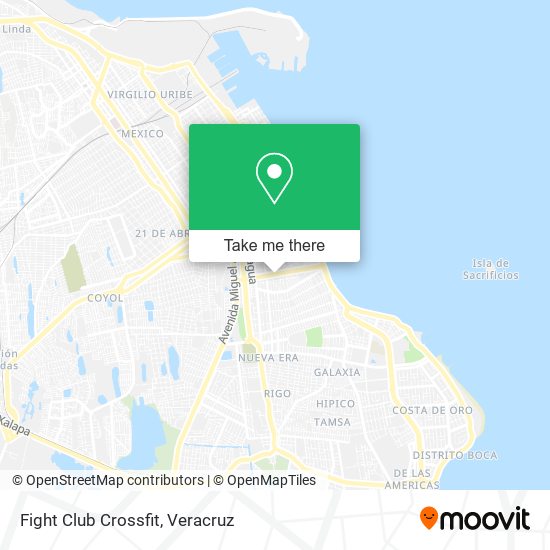 Mapa de Fight Club Crossfit