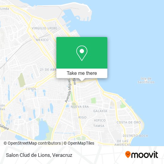 Mapa de Salon Clud de Lions