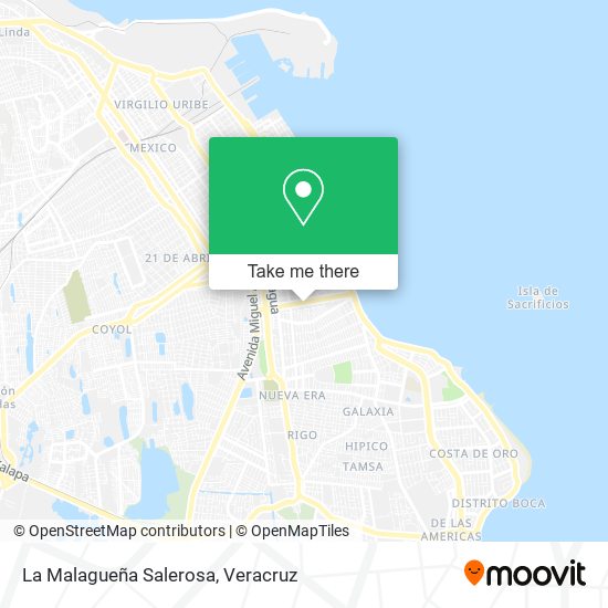 La Malagueña Salerosa map