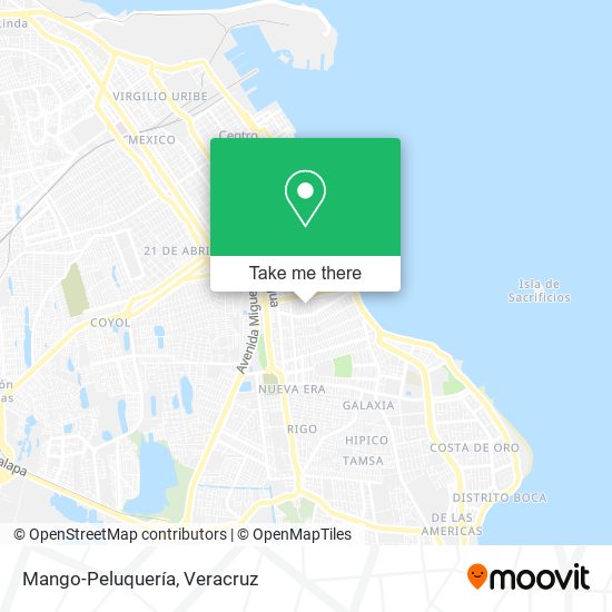 Mango-Peluquería map