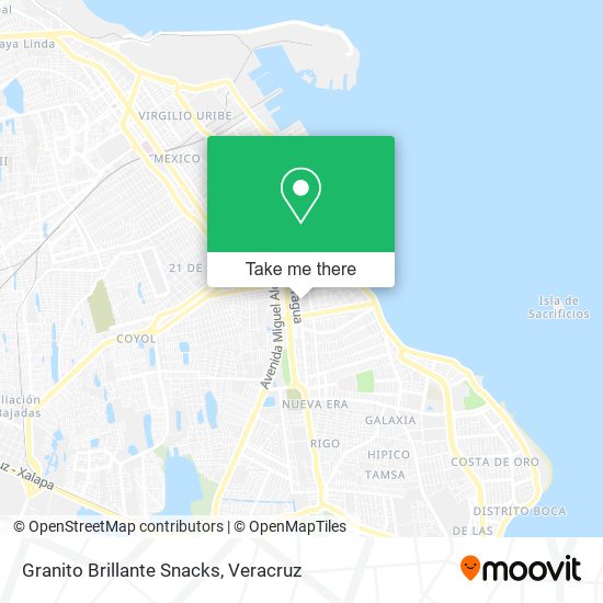 Mapa de Granito Brillante Snacks