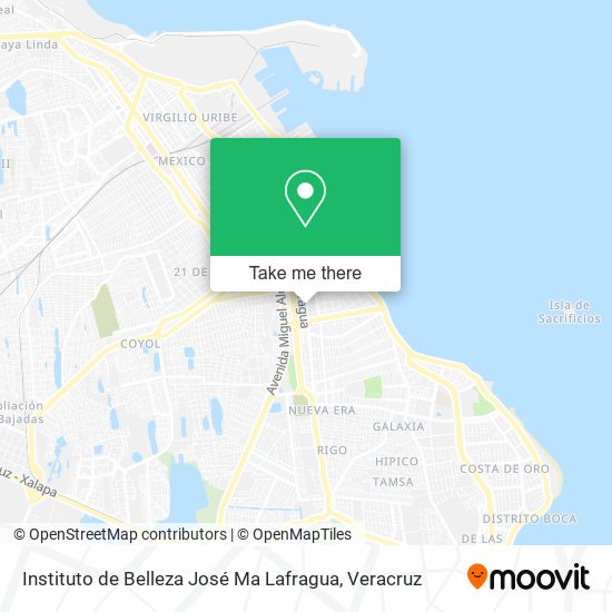Mapa de Instituto de Belleza José Ma Lafragua