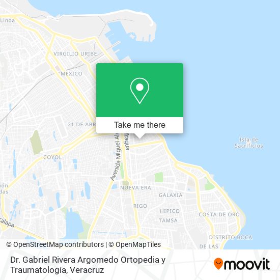 Dr. Gabriel Rivera Argomedo Ortopedia y Traumatología map
