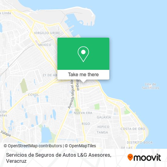 Servicios de Seguros de Autos L&G Asesores map