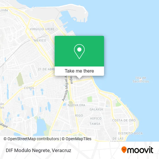 Mapa de DIF Modulo Negrete