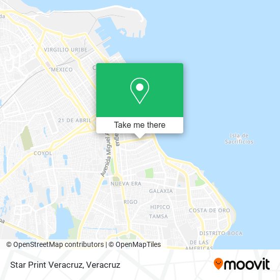 Mapa de Star Print Veracruz
