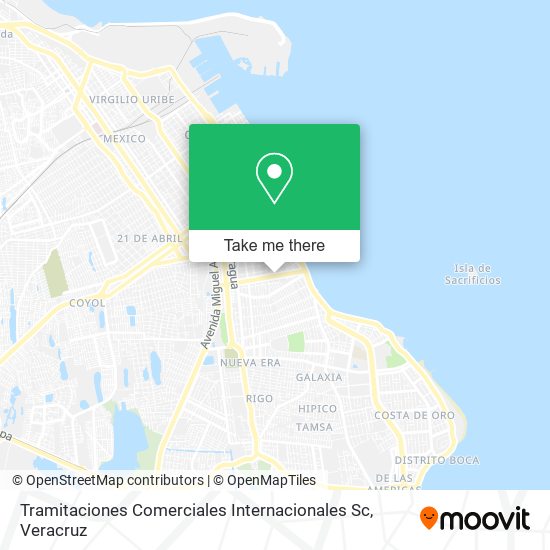 Tramitaciones Comerciales Internacionales Sc map