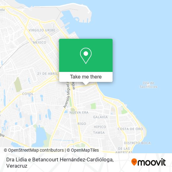Mapa de Dra Lidia e Betancourt Hernández-Cardióloga