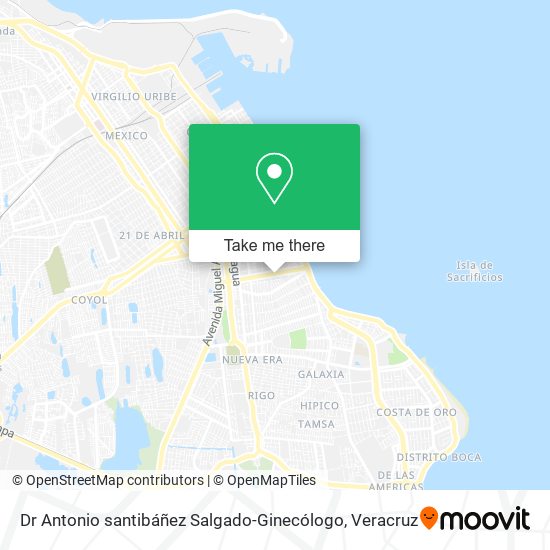 Dr Antonio santibáñez Salgado-Ginecólogo map