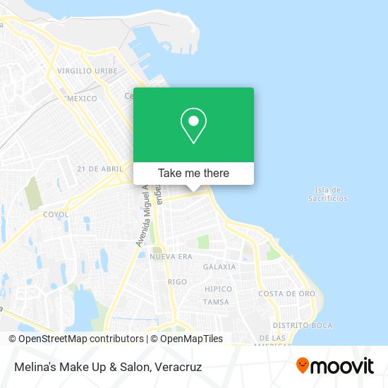 Melina's Make Up & Salon map