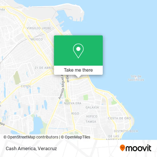 Mapa de Cash America