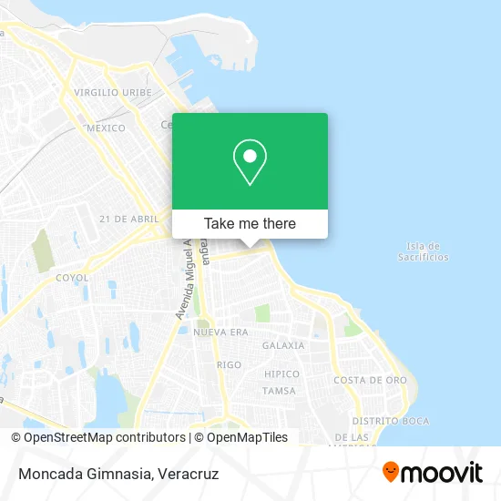 Moncada Gimnasia map