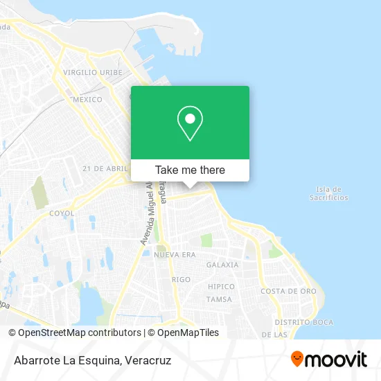 Abarrote La Esquina map