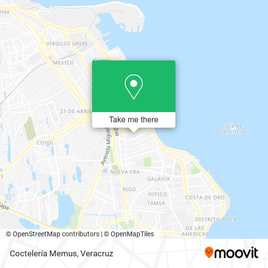 Mapa de Coctelería Memus