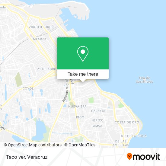 Mapa de Taco ver