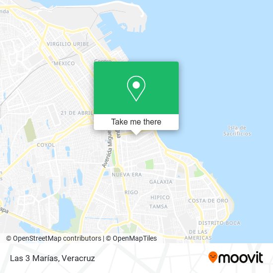 Mapa de Las 3 Marías