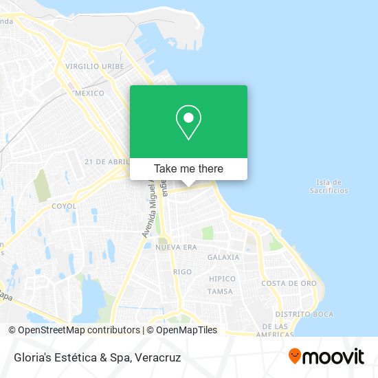 Gloria's Estética & Spa map