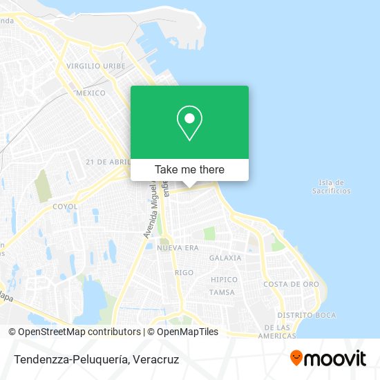 Tendenzza-Peluquería map