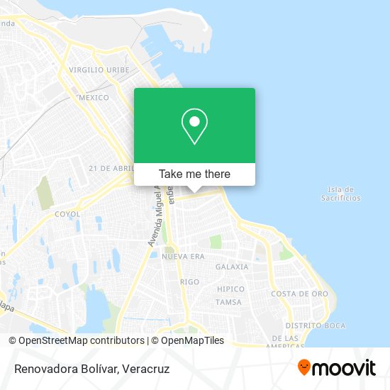 Mapa de Renovadora Bolívar