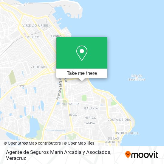 Agente de Seguros Marín Arcadia y Asociados map